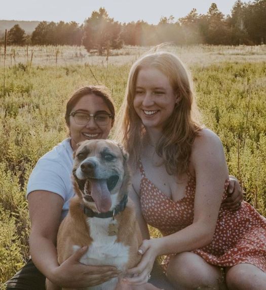 Gwendlyn Brown with her partner