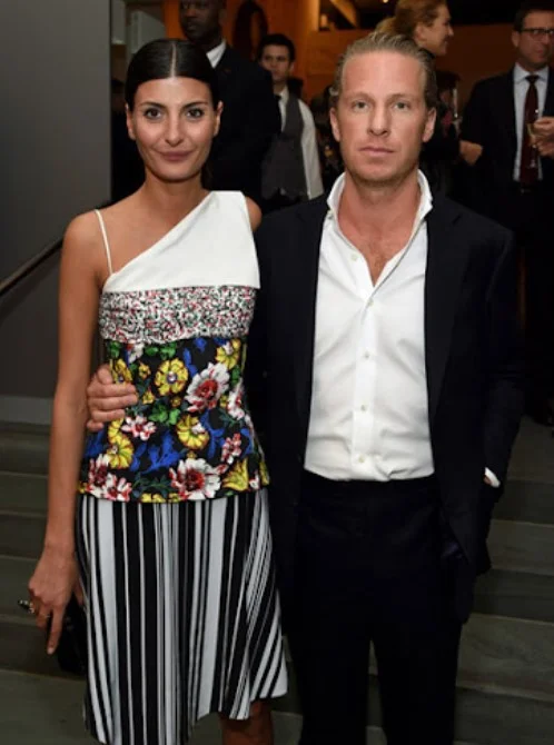 Oscar Engelbert with his wife