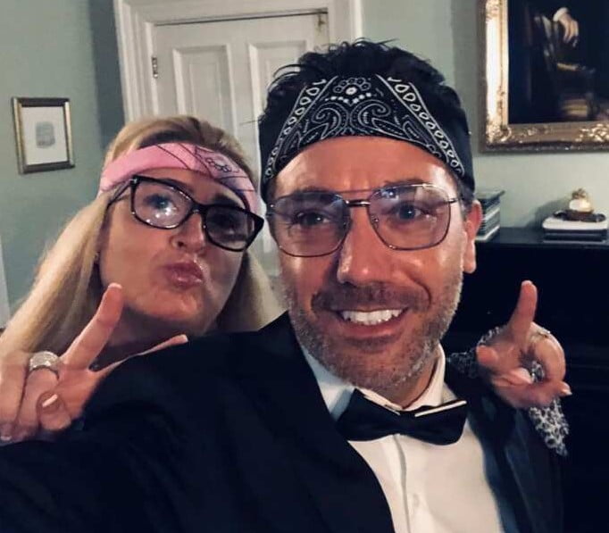 Jessica Stellina Morrison with her husband