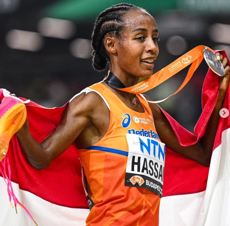 Sifan Hassan medal