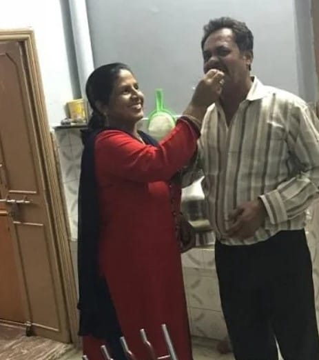 Sangeeta Odwani's parents