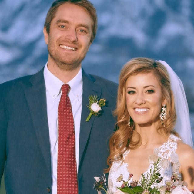 Kristen Van Dyke with her husband