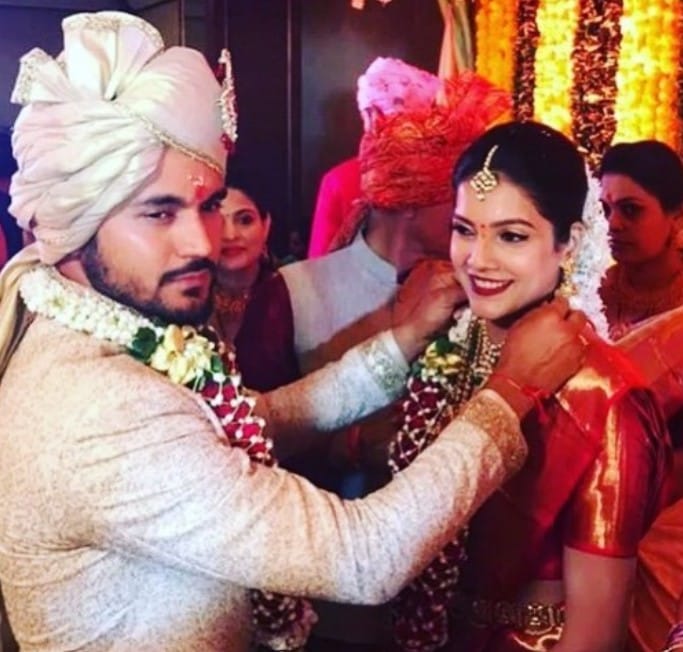 Ashrita Shetty and her husband's wedding image