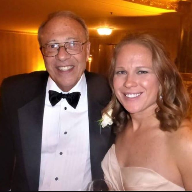 Amanda Kipnis with her dad