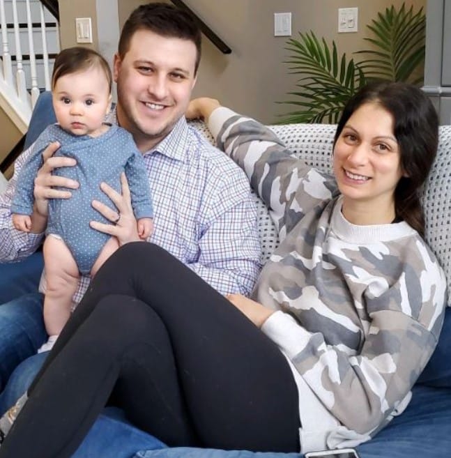 Blair Kipnis with his wife and kid