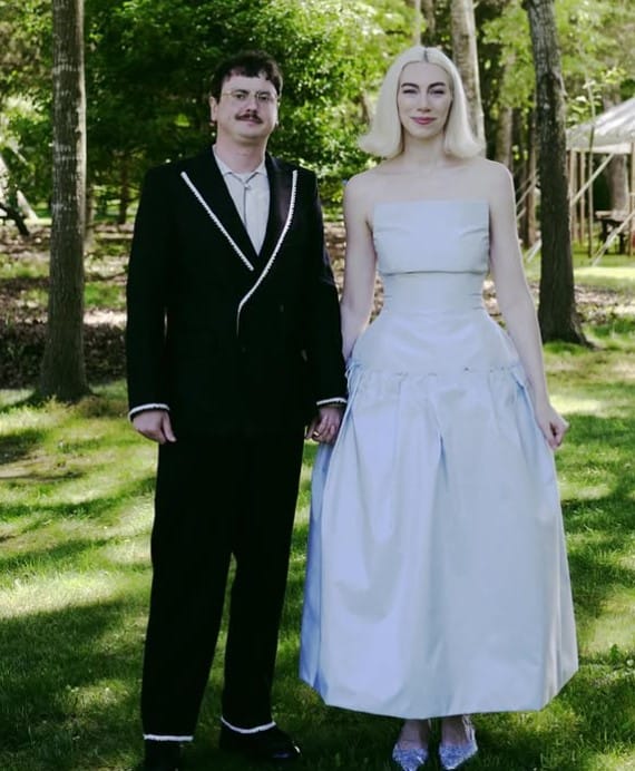 Madeline Wise with her husband