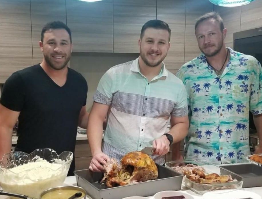 Todd Kipnis with his brothers