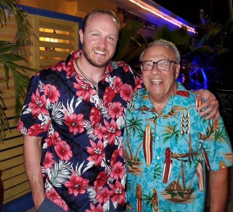 Todd Kipnis with his dad