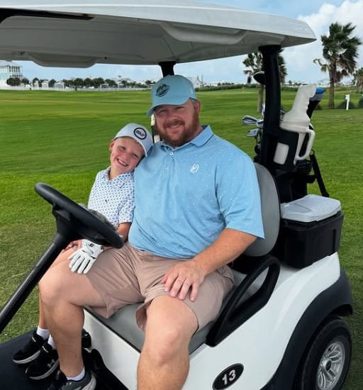 Breanna Stark's husband and son