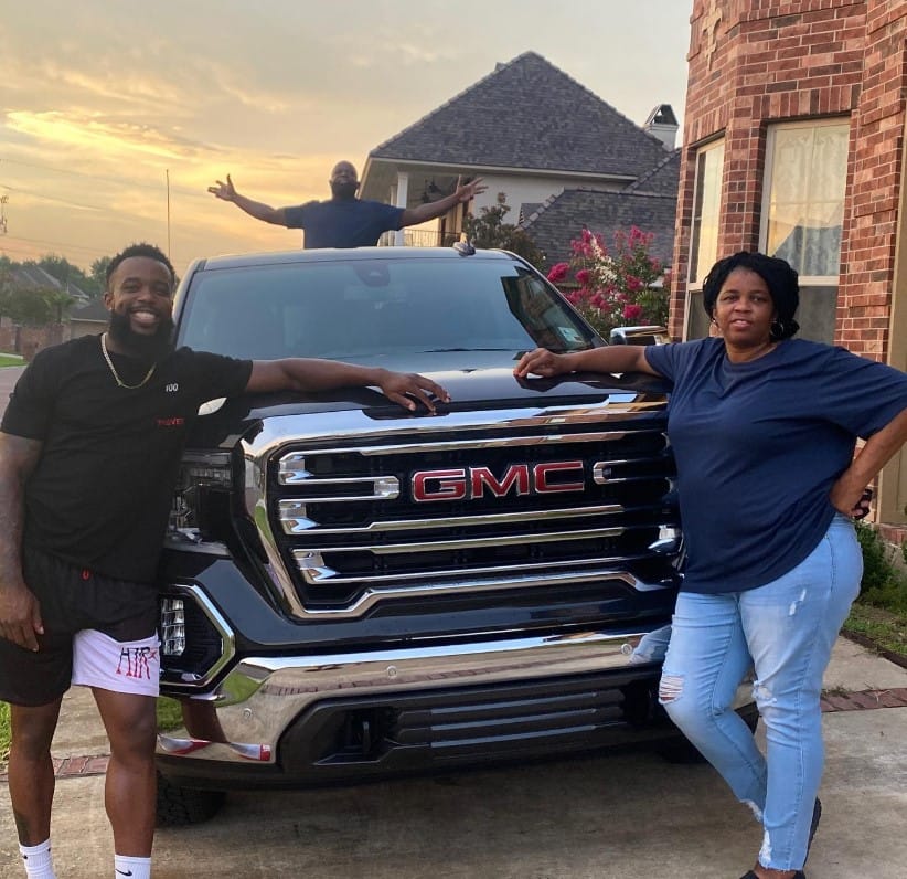 Cash Nasty with his parents