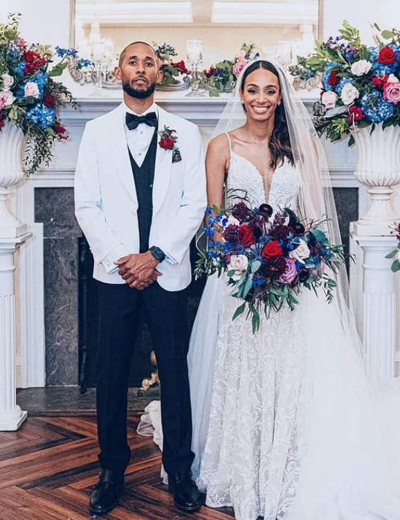 Shantel Smith with her husband