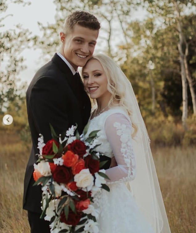 Charity Anderson with her husband