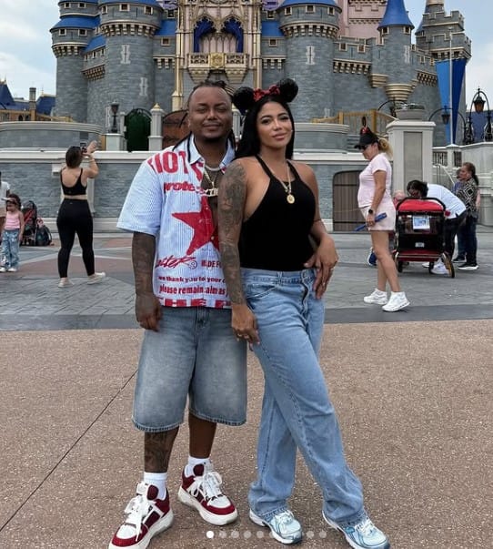 Yuranis Leon with her husband