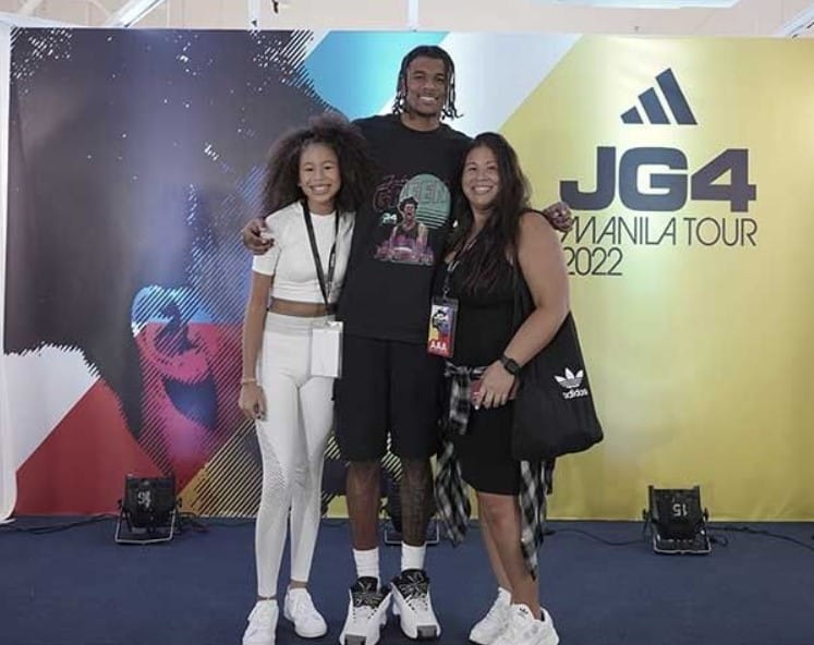 Bree Purganan with her son and daughter