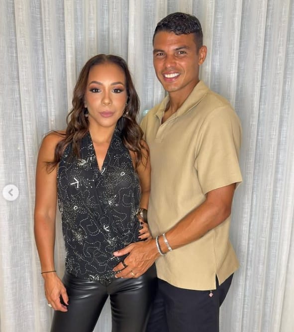 Isabelle da Silva with her husband