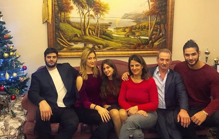 Paul Iskandar with his family