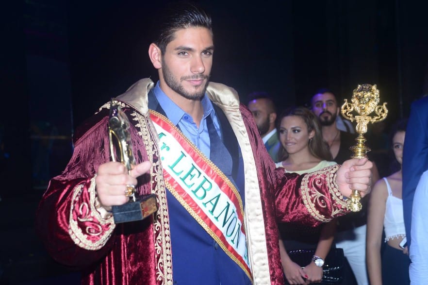 Paul Iskandar won the title of Mister Lebanon 2016