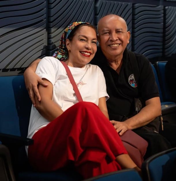 Soraya Haque with her husband Ekki Soekarno