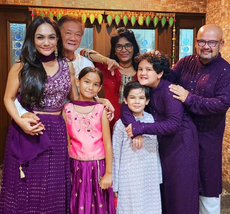 Dr Jezamine Iskander with her family