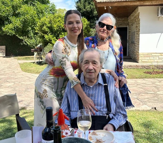 Ivana Figueiras with her grandparents