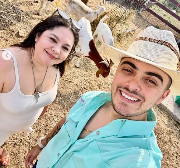 Javier Larranaga with her mom