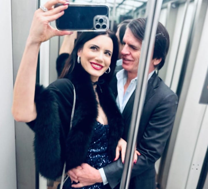 Laila Maria Witt with her husband