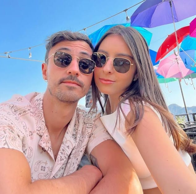 Karyme Hernandez with her boyfriend