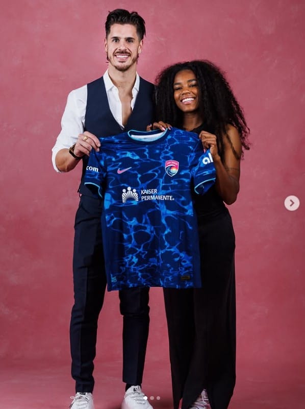 Ludmila Silva with her boyfriend Alonso Sánchez González
