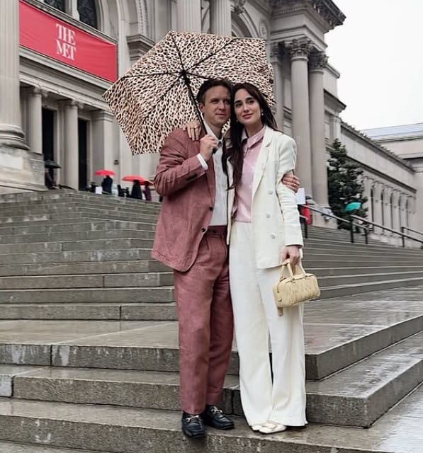 Mallory Fletchall with her husband David Rhoads