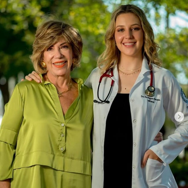 Silvia Poppovic with her daughter