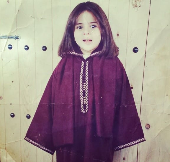 Amina Karam's childhood image