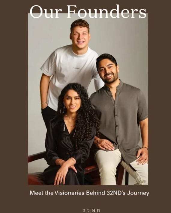 Dhruv Sharma with his partners