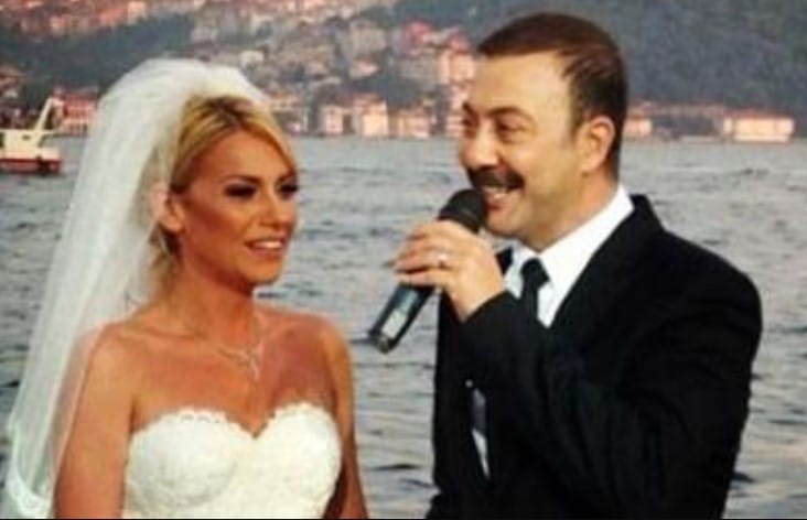 Hakan Yilmaz with his wife Elif Örgün