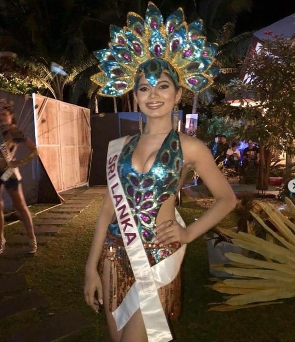 Hasini Samuel represented Sri Lanka in Miss Asia Pacific International 2017