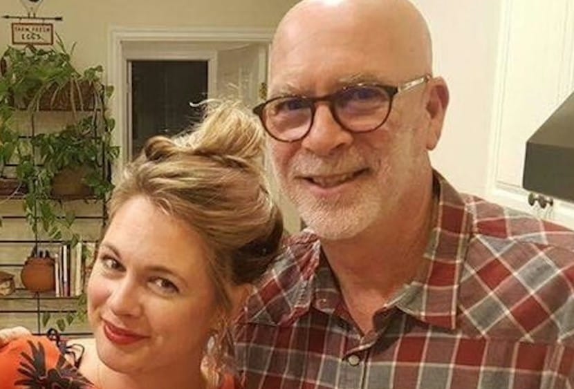 Alison Roman with her dad