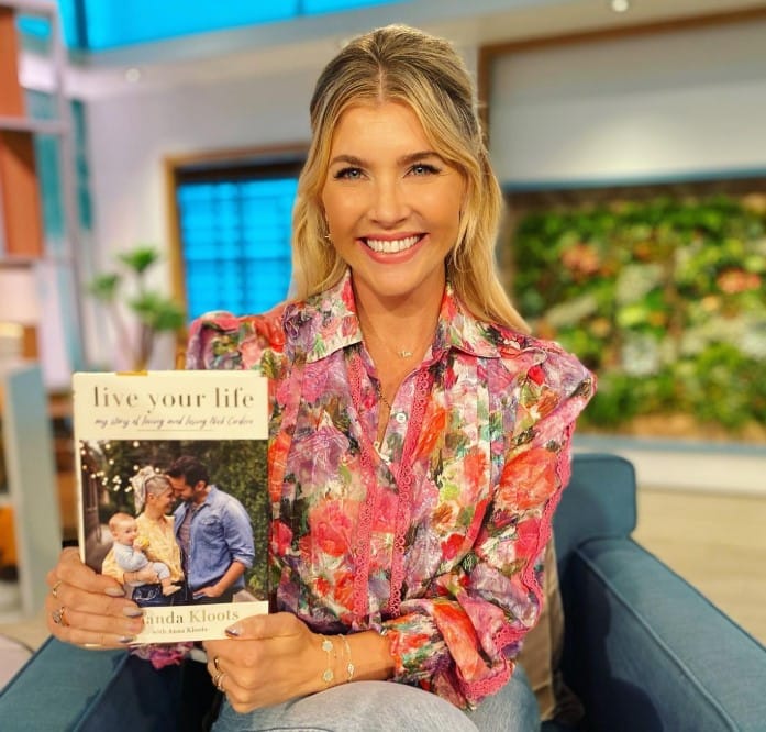 Amanda Kloots' book Live Your Life - My Story of Loving and Losing Nick Cordero