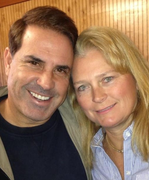Rick Sánchez with his wife