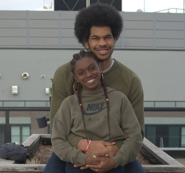 Jordyn January and her husband Jarrett Allen