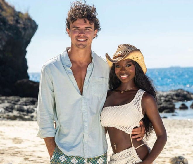 Olandria Carthen with her boyfriend