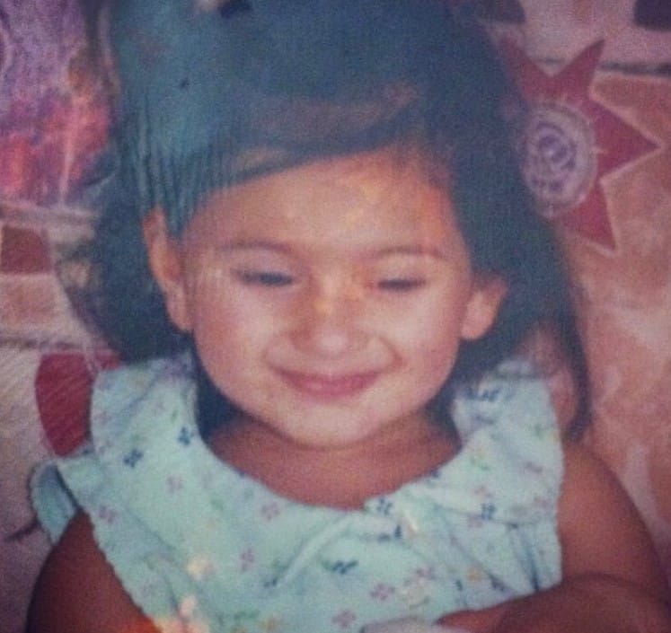 Saaniya Chandok's childhood image