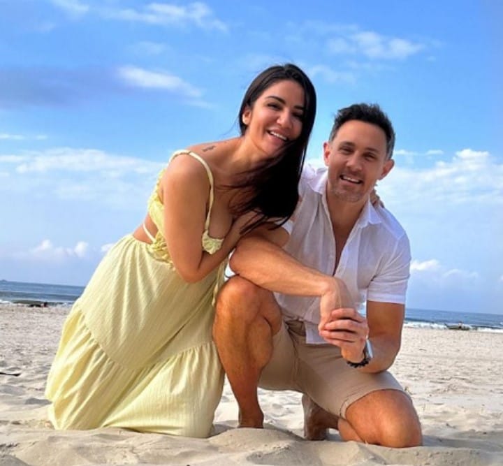 Amy Aela with her ex-husband