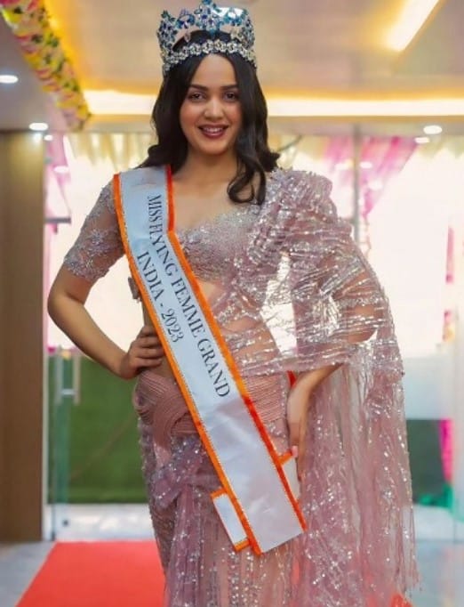 Devanshi Sharma crowned Miss Flying Femme Grand 2023