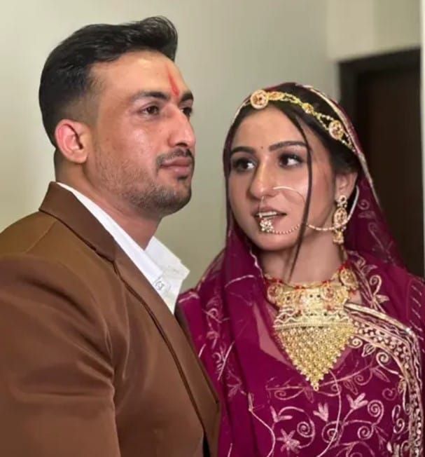 Priya Judoka with her husband