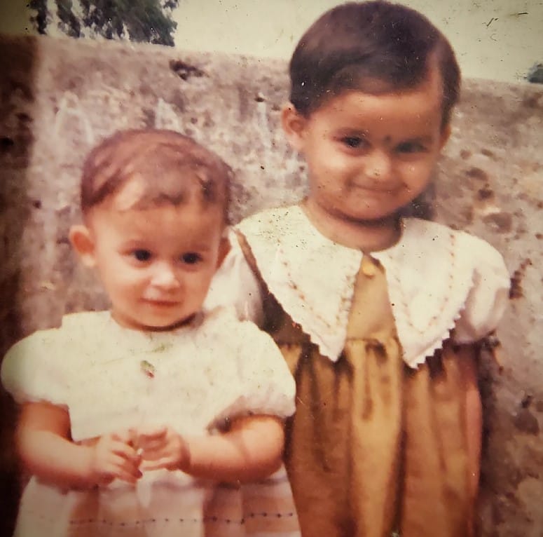 Swati Semwal's childhood image with her brother